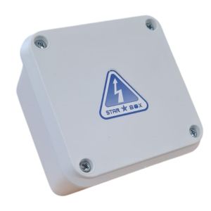 CAJA DE PASO ESTANCA IP65 EXTERIOR 90X90X55 MM (BLANCO) STAR BOX