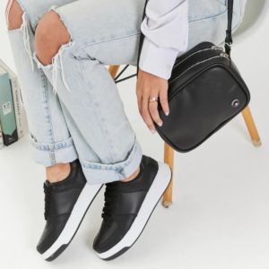 COMBO CHINA NEGRO BANDOLERA + ZAPA URBANA TALLE 40 - Vista 2