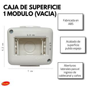 CAJA DE SUPERFICIE 1 MODULO (VACIA) URBANA EXULTT - Vista 3