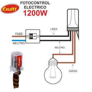 FOTOCONTROL ELECTRICO 1200W EXULTT - Vista 1