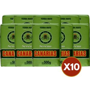 YERBA MATE CANARIAS SERENA 500 GR X 10 UNIDADES - Vista 1