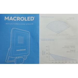 REFLECTOR LED SMD 30W IP65 CON SENSOR MOVIMIENTO MACROLED - Vista 7
