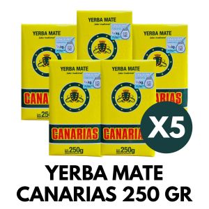 YERBA MATE CANARIAS 250 GR X 5 UNIDADES - Vista 1
