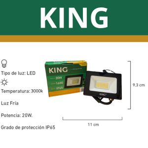 KIT ALARMA PARA OBRAS CONSTRUCCIONES TERRENOS C/ REFLECTOR LED 20W Y SENSOR DE MOVIMIENTO - Vista 3