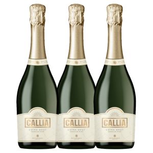 VINO ESPUMANTE CALLIA CHAMPAGNE EXTRA BRUT 750 CC X3 UNIDADES
