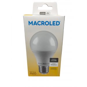 LAMPARA BULBO LED 9.5W E27 220V MACROLED - Vista 1