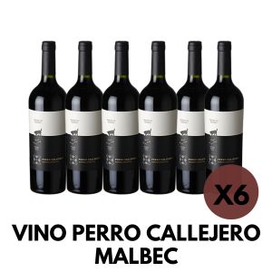 VINO PERRO CALLEJERO MALBEC 750 CC X 6 BOTELLAS - Vista 1