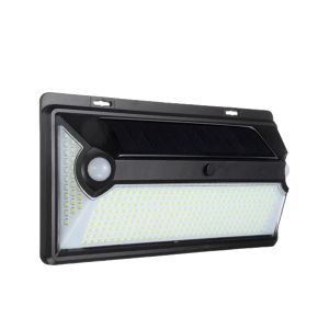 REFLECTOR SOLAR GRANDE CANDELA 10W LUZ FRíA NEGRO BLANCO FRíO