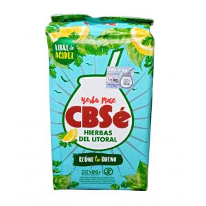 PAQUETE YERBA CBSE HIERBAS DEL LITORAL 500 GR