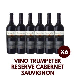 VINO TRUMPETER RESERVE CABERNET SAUVIGNON 750 CC X 6 BOTELLAS - Vista 1
