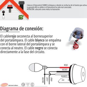 FOTOCONTROL ELECTRICO 2200W EXULTT - Vista 2