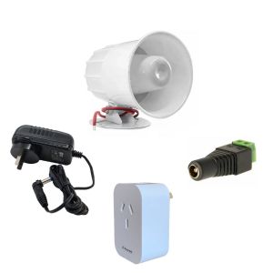 KIT ALARMA WIFI SMART PANICO SIRENA BLANCA 120DB SMART