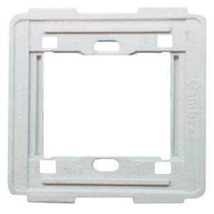 BASTIDOR STANDARD / LUJO PVC 2 MODULOS NEGRO CAMBRE
