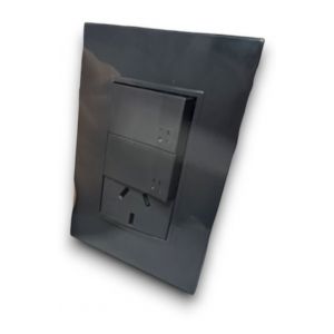 SET ARMADO 2 PUNTOS Y TOMA 10A GRIS TOPO PLEIN EXULTT - Vista 1