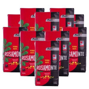 YERBA ROSAMONTE PLUS 500 GR X 10 UNIDADES