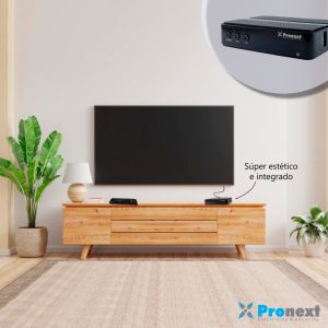 DECODIFICADOR / RECEPTOR PRONEXT XT55 DE TERRESTRE CON SEñAL DIGITAL NEGRO 220V - Vista 6