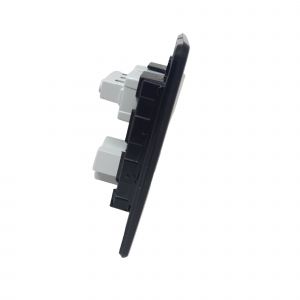 LLAVE LUZ PUNTO Y TOMA 10A JELUZ VERONA MITO BL/NG - Vista 1