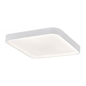 PLAFON LED ACERO BLANCO 45W DISEñO CUADRADO MODERNO