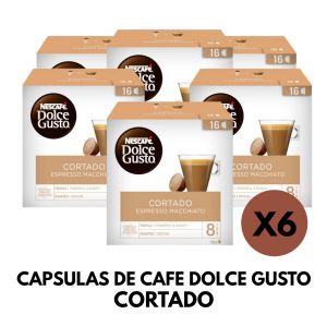 CAPSULAS DE CAFE DOLCE GUSTO CORTADO X 6 UNIDADES - Vista 1