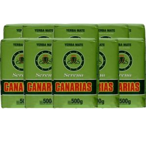 YERBA MATE CANARIAS SERENA 500 GR X 10 UNIDADES