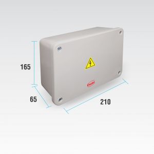CAJA DE PASO ESTANCA IP65 EXTERIOR 210 X 165 X 65 MM - Vista 3