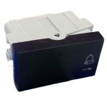 MODULO PULSADOR 10A JELUZ PLATINUM NEGRO