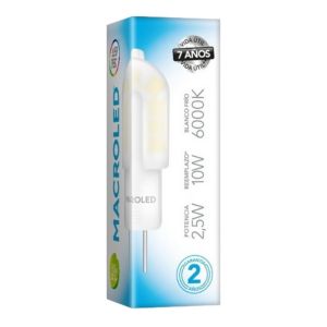 LAMPARA BIPIN OPAL G4 2.5W 220V MACROLED - Vista 3