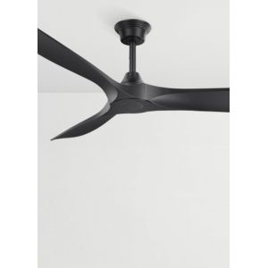 VENTILADOR DE TECHO NEGRO DUBÁI SIN LUZ CON ASPAS NEGRO SMART WINDSTYLE - Vista 2