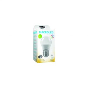 LAMPARA GOTA LED 6W E27 MACROLED - Vista 1