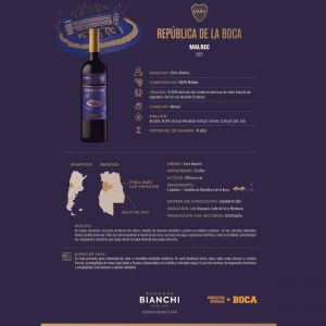 VINO DE REPUBLICA DE LA BOCA 750 ML - Vista 1