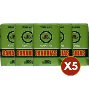 YERBA MATE CANARIAS SERENA 500 GR X 5 UNIDADES - Vista 1