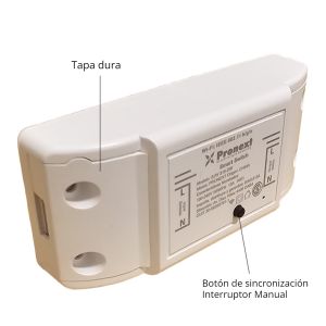 INTERRUPTOR 1 SALIDA SMART WIFI 10A PRONEXT - Vista 2