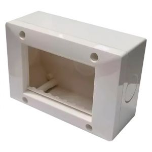 SOPORTE EXTERIOR - CAJA C/BASE PARA 4 MODULOS SIGLO XXII CAMBRE