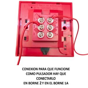 ALARMA EVACUACIÓN INCENDIO CON SIRENA STROBE Y PULSADOR - Vista 2