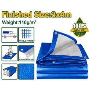 LONA IMPERMEABLE DE POLIETILENO: 3X4M - Vista 1