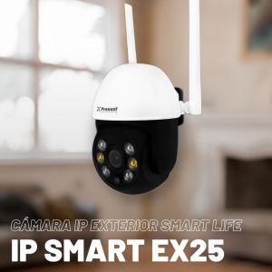 CAMARA DE SEGURIDAD IP SMART WIFI MOTORIZADA DOMO 2.0  FULL HD SMARTLIFE EX25 (INTERIOR) PRONEXT - Vista 4
