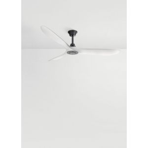 VENTILADOR DE TECHO NEGRO DUBÁI SIN LUZ CON ASPAS BLANCO SMART WINDSTYLE - Vista 1