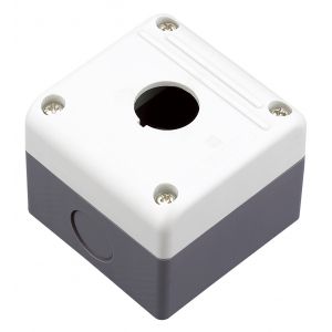 CAJA VACÍA GRIS CHINT NPH-10 - 1 ORIFICIO 22 MM IP65