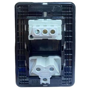 LLAVE LUZ PUNTO Y TOMA 10A JELUZ MITO NG/NG - Vista 2