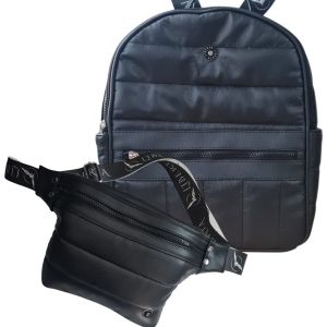 COMBO 2000 MOCHILA LIVA + RIÑONERA ALASKA NEGRA