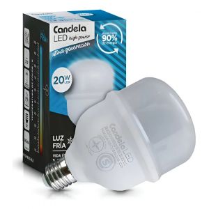 LAMPARA LED HIGH POWER 20W FRIA CANDELA