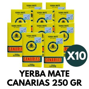 YERBA MATE CANARIAS 250 GR X 10 UNIDADES - Vista 1