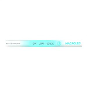 TUBO LED 12W T8 90 CM VIDRIO MACROLED - Vista 5
