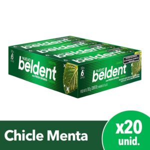 CHICLE BELDENT MENTA POSEIDON 20 X 10GR