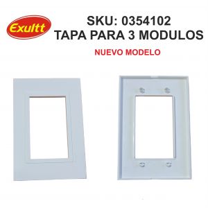 TAPA P/3 MODULOS LINEA URBANA EXULTT - Vista 1