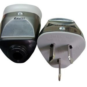 FICHA MACHO Y HEMBRA 3 PATAS 10A AXIAL GRIS EXULTT - Vista 2