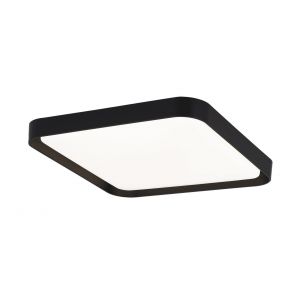 PLAFON LED ACERO NEGRO 45W GALACTIC DISEÑO CUADRADO MODERNO LEUK