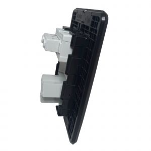LLAVE LUZ PUNTO Y TOMA 10A ESPECIAL JELUZ VERONA MITO BL/NG - Vista 1