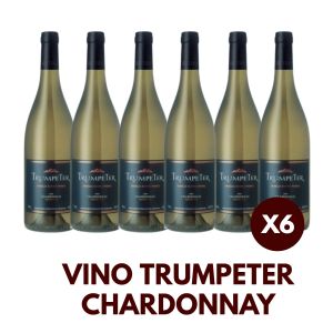 VINO TRUMPETER CHARDONNAY 750 CC X 6 BOTELLAS - Vista 1