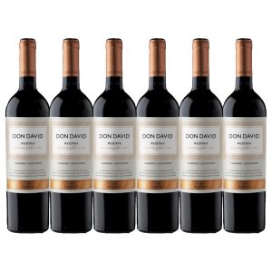 VINO DON DAVID RESERVA CABERNET SAUVIGNON 700CC X 6 UNIDADES
